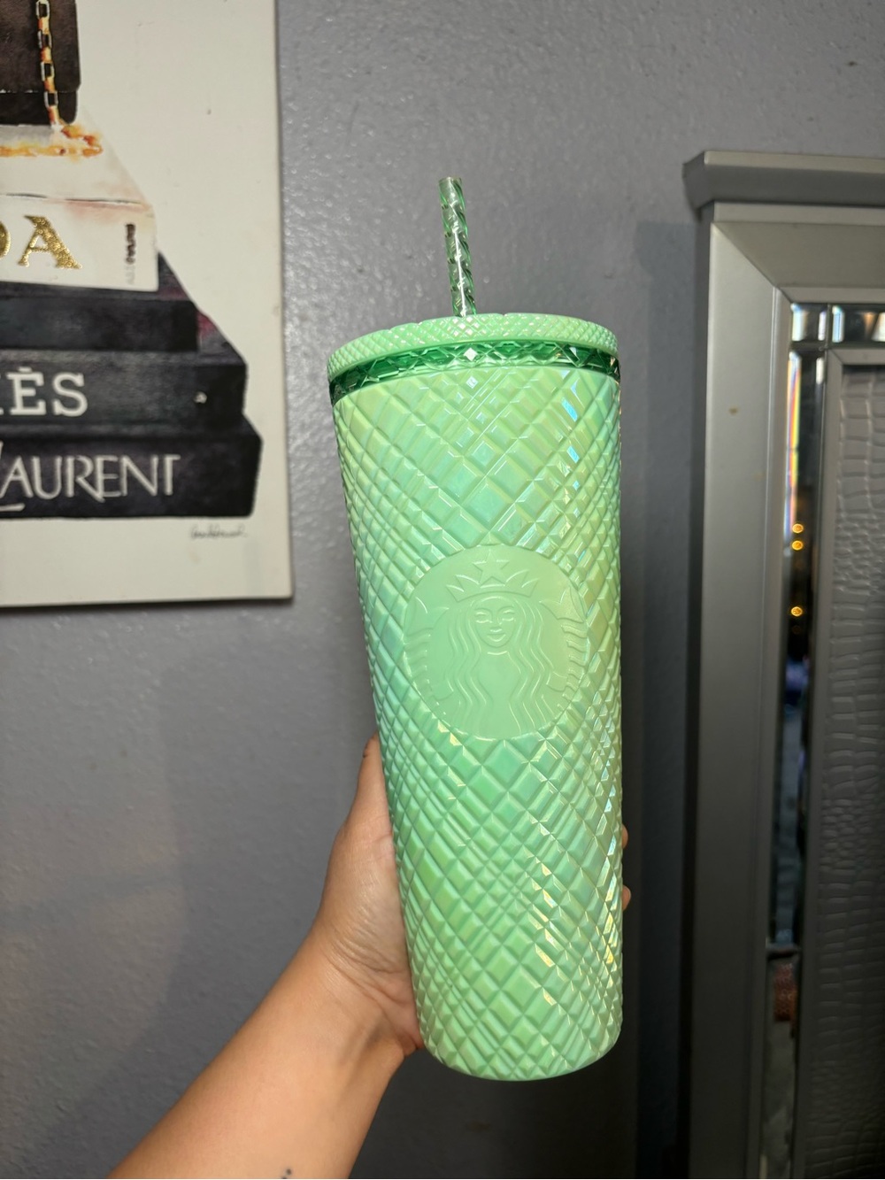 Starbucks mint tumbler